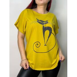 Фотография Футболка женская 9022 yellow р.50-54 "Kosta" недорого оптом от прямого поставщика