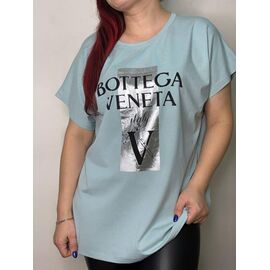 Фотография Футболка женская E032 l.mint р.50-54 "Kosta" недорого оптом от прямого поставщика