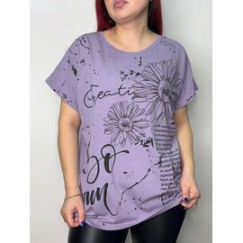 Фотография Футболка женская E036 lilac р.50-54 "Kosta" недорого оптом от прямого поставщика