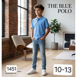 Фотография Футболка детская на мальчика 1451 l.blue р.10-13 "Фунтик" недорого оптом от прямого поставщика