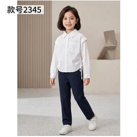 Фотография Рубашка детская на девочку 2345 white р.4-8 "Фунтик" недорого оптом от прямого поставщика