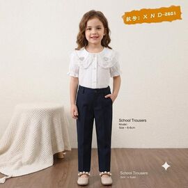 Фотография Блузка детская летняя на девочку 2601 white р.4-8 "Фунтик" недорого оптом от прямого поставщика