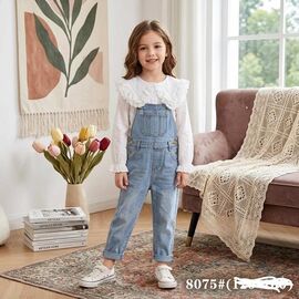 Фотография Блузка детская на девочку 8075 white р.4-8 "Фунтик" недорого оптом от прямого поставщика