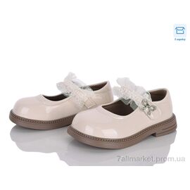 Фотография Туфли детские удобные Весна/осень DA811-2 beige (6 пар р.23-27) "Clibee-ShoSho" недорого оптом от прямого поставщика