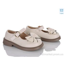 Фотография Туфли детские удобные Весна/осень DB804-2 beige (6 пар р.26-31) "Clibee-ShoSho" недорого оптом от прямого поставщика