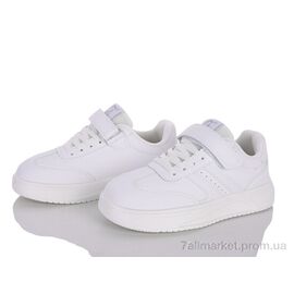 Фотография Кроссовки детские модные Весна/осень ED783-1 white (6 пар р.34-39) "Clibee-ShoSho" недорого оптом от прямого поставщика