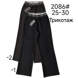 Фотография Штаны спортивные женские 2086-2 brown р.25-30 "Immei" недорого оптом от прямого поставщика