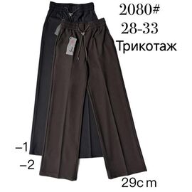 Фотография Штаны спортивные женские 2080-1 black р.28-33 "Immei" недорого оптом от прямого поставщика