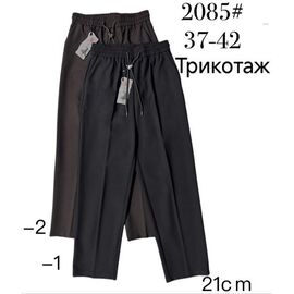 Фотография Штаны спортивные женские 2085-1 black р.37-42 "Immei" недорого оптом от прямого поставщика