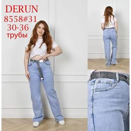 Фотография Джинсы женские 8558 l.blue р.30-36 "LILY" недорого оптом от прямого поставщика