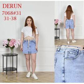 Фотография Юбка-шорты женская 7068 l.blue р.31-38 "LILY" недорого оптом от прямого поставщика