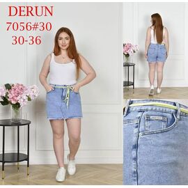 Фотография Юбка-шорты женская 7056 l.blue р.30-36 "LILY" недорого оптом от прямого поставщика