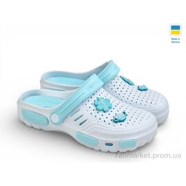 Крокси жіночі літні Літо СД48 білий (6 пар р.36-41) "Rai shoes" недорого оптом від прямого постачальника