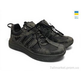 Фотография Кроссовки мужские модные Весна/осень 23-03 чорний (6 пар р.41-45) "Rai shoes" недорого оптом от прямого поставщика