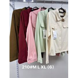 Куртка жіноча 210 pink р.M-XL "Jacket" недорого оптом від прямого постачальника