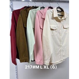 Сорочка жіноча 217 wine р.M-XL "Jacket" недорого оптом від прямого постачальника