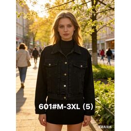 Куртка жіноча демісезонна 601 black р.M-3XL "Jacket" недорого оптом від прямого постачальника