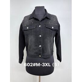Куртка жіноча демісезонна 602 black р.M-3XL "Jacket" недорого оптом від прямого постачальника