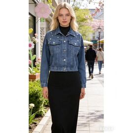 Куртка жіноча демісезонна 602 blue р.M-3XL "Jacket" недорого оптом від прямого постачальника