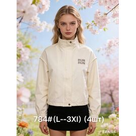 Куртка жіноча 784 l.beige р.L-3XL "Jacket" недорого оптом від прямого постачальника