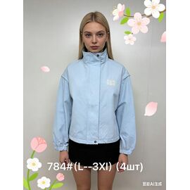 Куртка жіноча 784 l.blue р.L-3XL "Jacket" недорого оптом від прямого постачальника