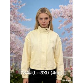Куртка жіноча 784 yellow р.L-3XL "Jacket" недорого оптом від прямого постачальника