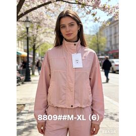 Куртка жіноча 8809 beige р.M-XL "Jacket" недорого оптом від прямого постачальника