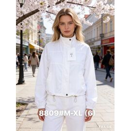 Куртка жіноча 8809 white р.M-XL "Jacket" недорого оптом від прямого постачальника