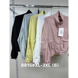 Куртка жіноча 8815 beige р.XL-3XL "Jacket" недорого оптом від прямого постачальника