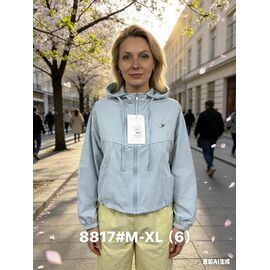 Куртка жіноча 8817 l.blue р.M-XL "Jacket" недорого оптом від прямого постачальника