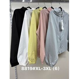 Куртка жіноча 8819 black р.XL-3XL "Jacket" недорого оптом від прямого постачальника