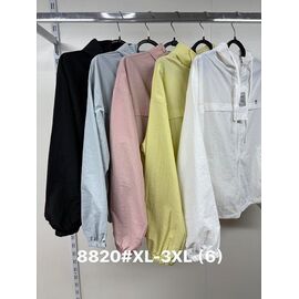 Куртка жіноча 8820 black р.XL-3XL "Jacket" недорого оптом від прямого постачальника
