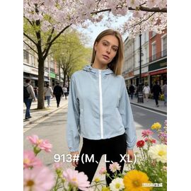 Куртка жіноча 913 l.blue р.M-XL "Jacket" недорого оптом від прямого постачальника
