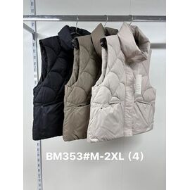Жилетка жіноча BM353 l.beige р.M-2XL "Jacket" недорого оптом від прямого постачальника