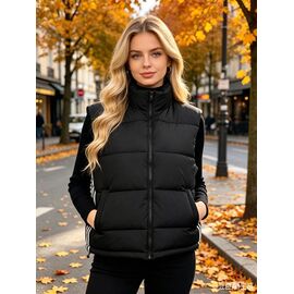 Жилетка жіноча M125 black р.M-2XL "Jacket" недорого оптом від прямого постачальника