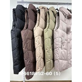 Жилетка жіноча M6618 green р.52-60 "Jacket" недорого оптом від прямого постачальника