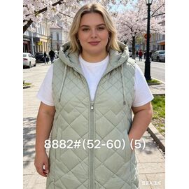 Жилетка жіноча M8882 mint р.52-60 "Jacket" недорого оптом від прямого постачальника