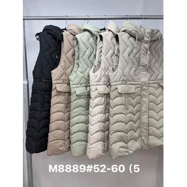 Жилетка жіноча M8889 d.beige р.52-60 "Jacket" недорого оптом від прямого постачальника