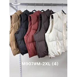 Жилетка жіноча M907 wine р.M-2XL "Jacket" недорого оптом від прямого постачальника
