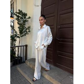 Костюм жіночий 9082 white р.42-50 "LINDA" недорого оптом від прямого постачальника
