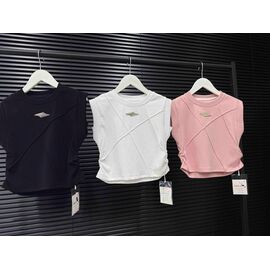Фотография Футболка детская на девочку 86233 pink р.120-160 "Yalisi" недорого оптом от прямого поставщика