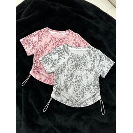 Фотография Футболка детская на девочку 9816 pink р.120-160 "Yalisi" недорого оптом от прямого поставщика