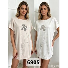 Туніка жіноча 6905 beige р.48-56 "VERJINIA" недорого оптом від прямого постачальника