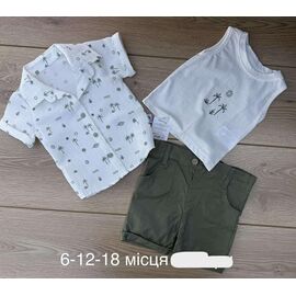 Костюм дитячий на хлопчика 1062 green р.0.6-1.6 "Emir kids" недорого оптом від прямого постачальника