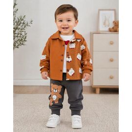 Костюм дитячий на хлопчика 1072 orange р.0.6-1.6 "Emir kids" недорого оптом від прямого постачальника