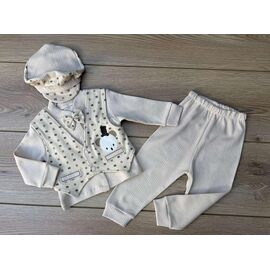 Костюм дитячий на хлопчика 1095 beige р.0.6-1 "Emir kids" недорого оптом від прямого постачальника