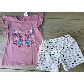 Костюм дитячий на дівчинку 1098 pink р.74-92 "Emir kids" недорого оптом від прямого постачальника