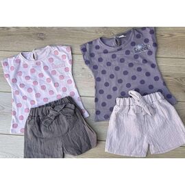 Костюм дитячий на дівчинку 1101 pink р.74-92 "Emir kids" недорого оптом від прямого постачальника