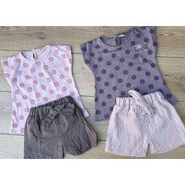 Костюм дитячий на дівчинку 1102 grey р.74-92 "Emir kids" недорого оптом від прямого постачальника