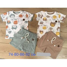 Костюм дитячий на хлопчика 1109 brown р.74-92 "Emir kids" недорого оптом від прямого постачальника
